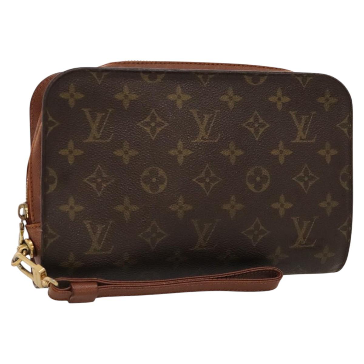 LOUIS VUITTON Monogram Orsay Clutch Bag M51790 LV Auth 118339