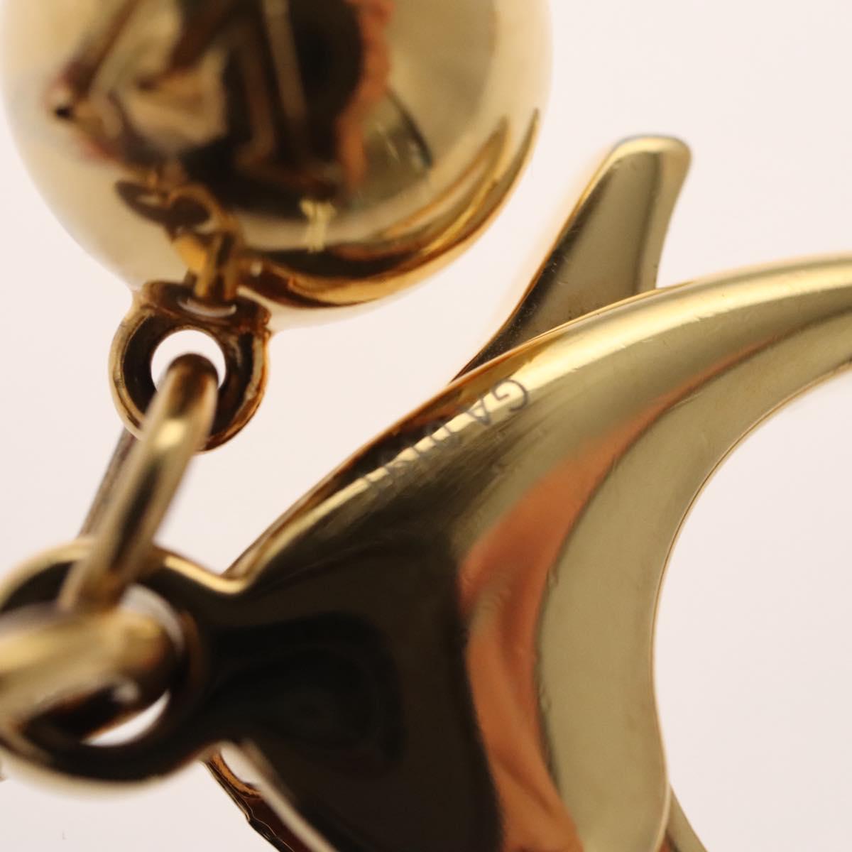 LOUIS VUITTON Monogram Rayure Bijoux Sac Key Holder Gold M66464 LV Auth 118380