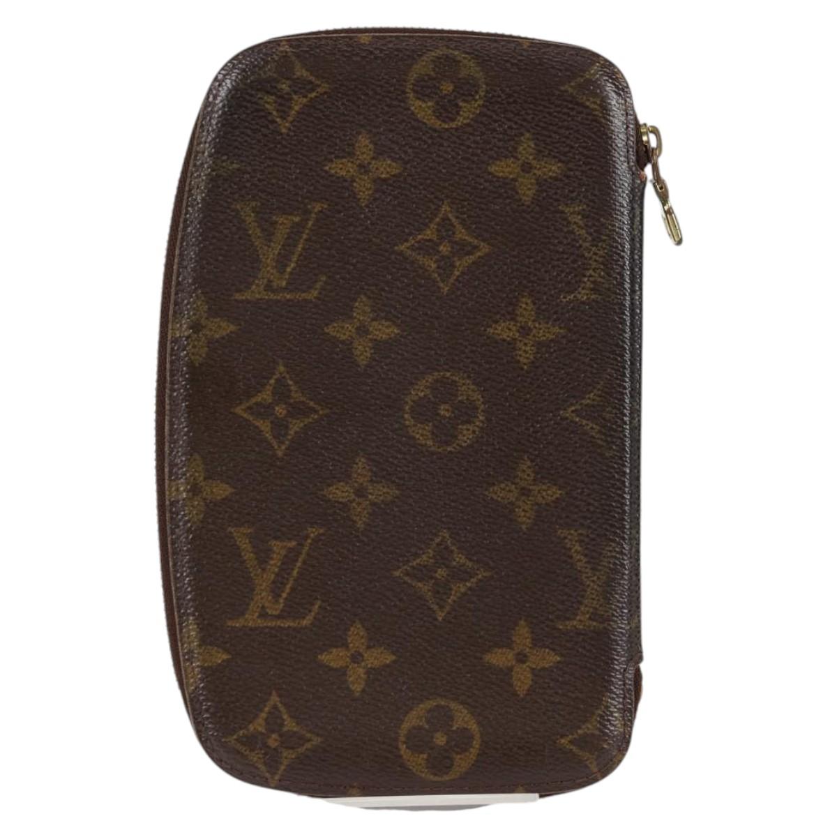 LOUIS VUITTON Monogram Agenda Jeode Travel Case M62950 LV Auth 118384
