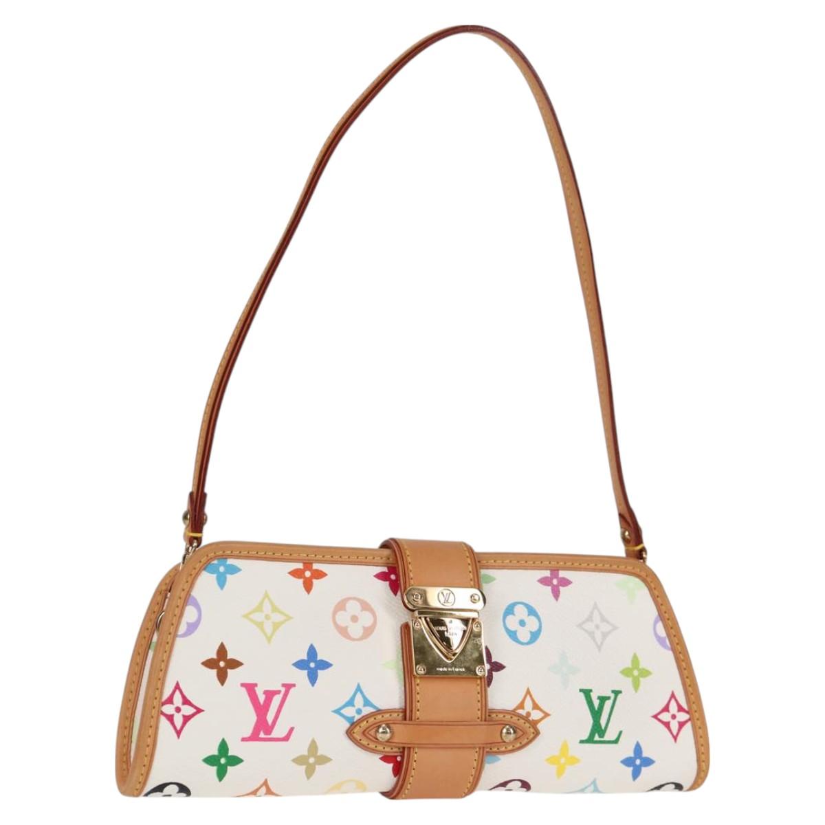 LOUIS VUITTON Multicolor Shirley Shoulder Bag White M40049 LV Auth 118391SV
