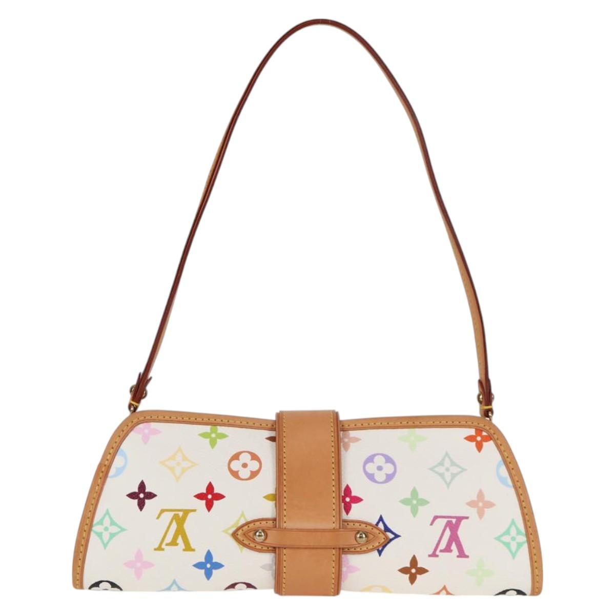 LOUIS VUITTON Multicolor Shirley Shoulder Bag White M40049 LV Auth 118391SV