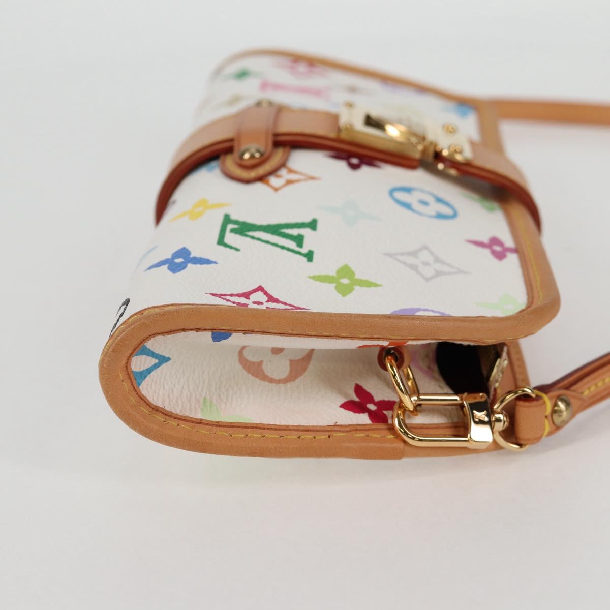 LOUIS VUITTON Multicolor Shirley Shoulder Bag White M40049 LV Auth 118391SV