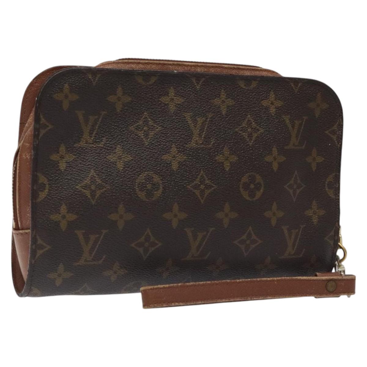 LOUIS VUITTON Monogram Orsay Clutch Bag M51790 LV Auth 118439