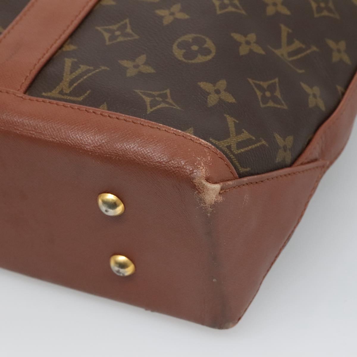 LOUIS VUITTON Monogram Sac Weekend PM Hand Bag M42425 LV Auth 118450
