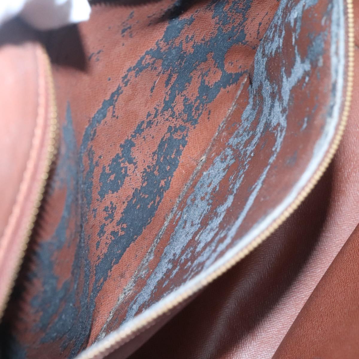 LOUIS VUITTON Monogram Sac Weekend PM Hand Bag M42425 LV Auth 118450