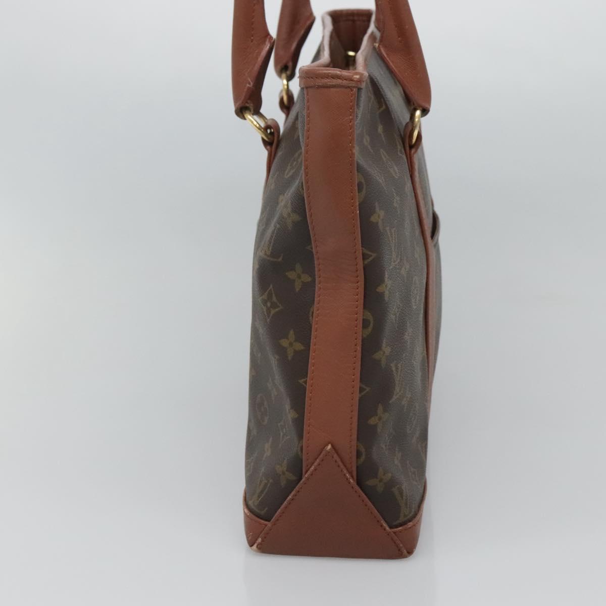 LOUIS VUITTON Monogram Sac Weekend PM Hand Bag M42425 LV Auth 118450