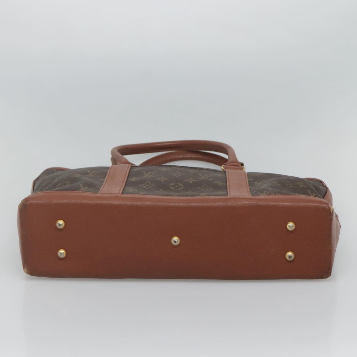 LOUIS VUITTON Monogram Sac Weekend PM Hand Bag M42425 LV Auth 118450