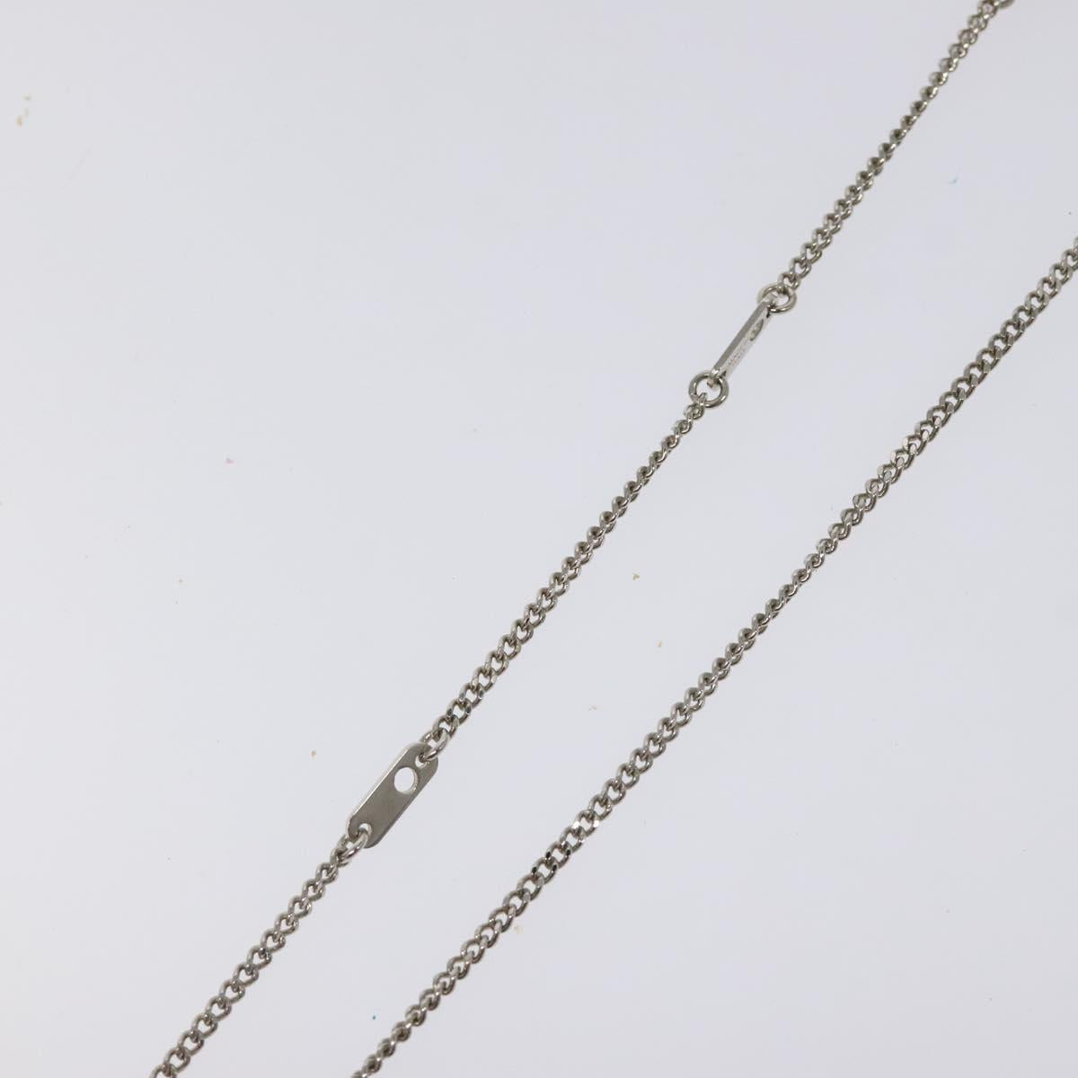 LOUIS VUITTON Collier LV Crazy Animals Frog Necklace Silver MP3390 Auth 118462