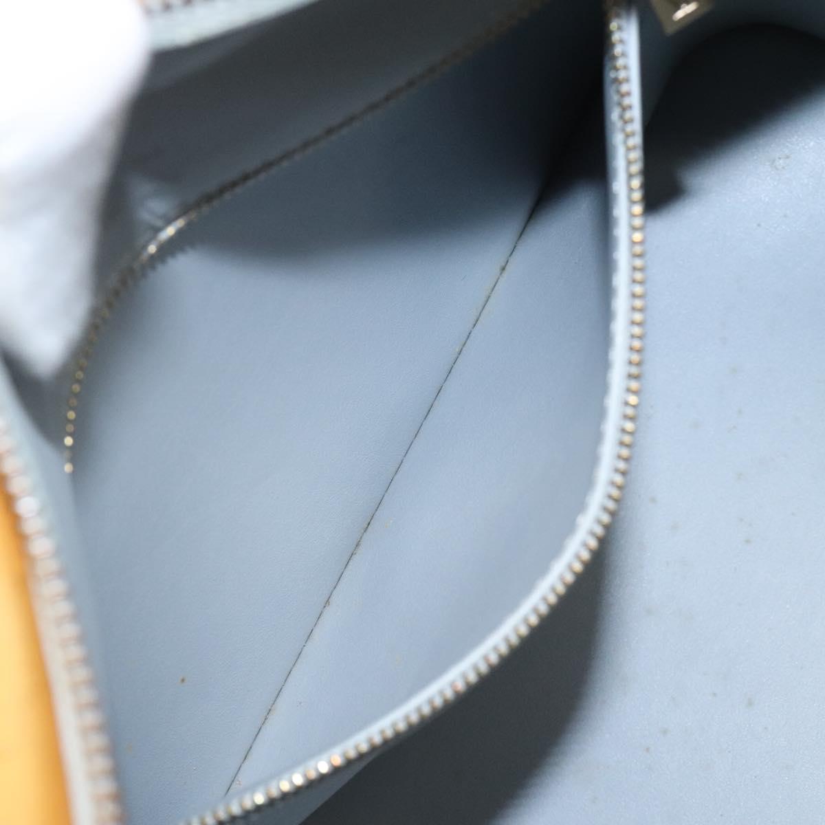 LOUIS VUITTON Monogram Vernis Houston Hand Bag Gris M91053 LV Auth 118533