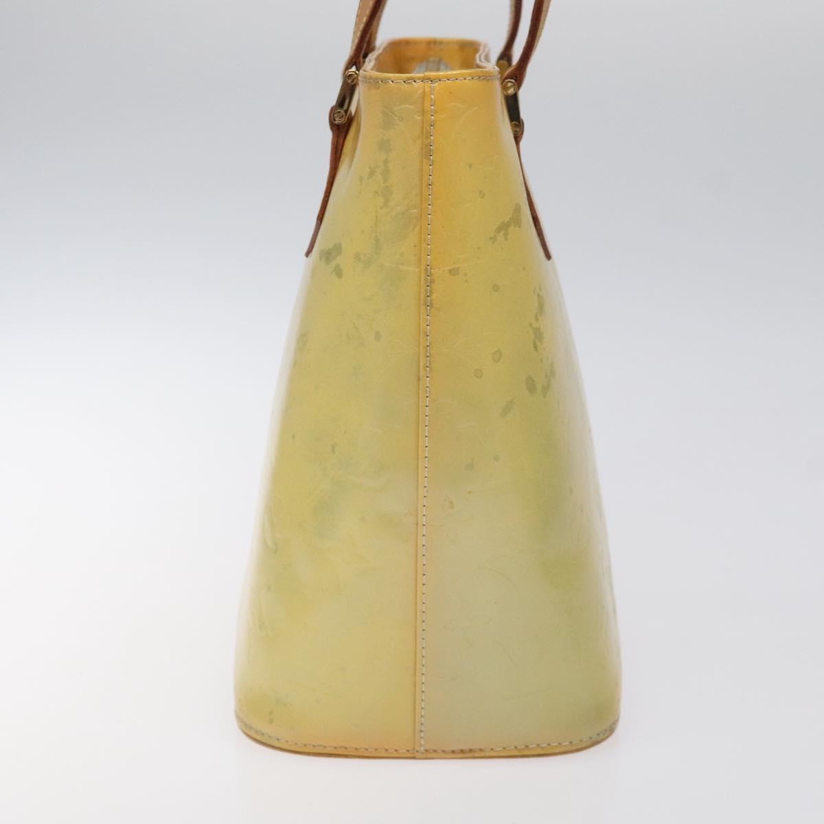 LOUIS VUITTON Monogram Vernis Houston Hand Bag Gris M91053 LV Auth 118533