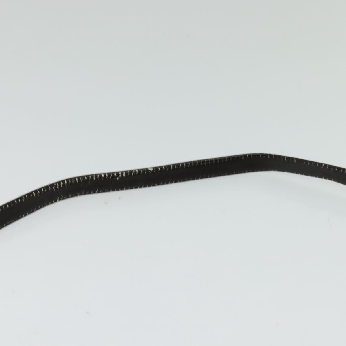 Christian Dior Trotter Canvas Shoulder Bag Brown Gold Auth 118537