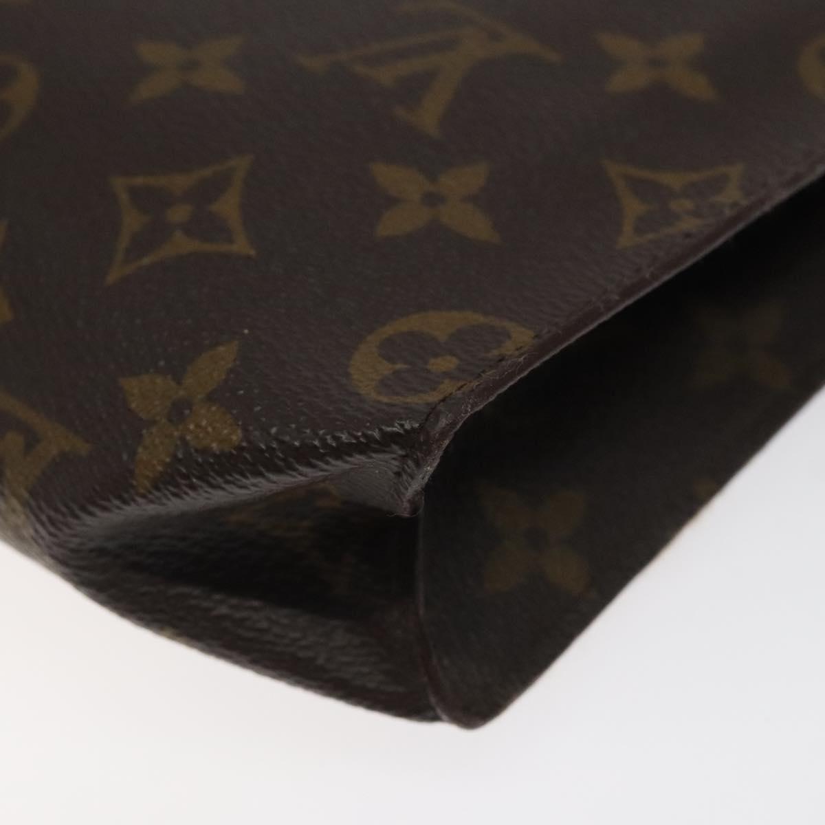 LOUIS VUITTON Monogram Poche Toilette 26 Pouch M47542 LV Auth 118540
