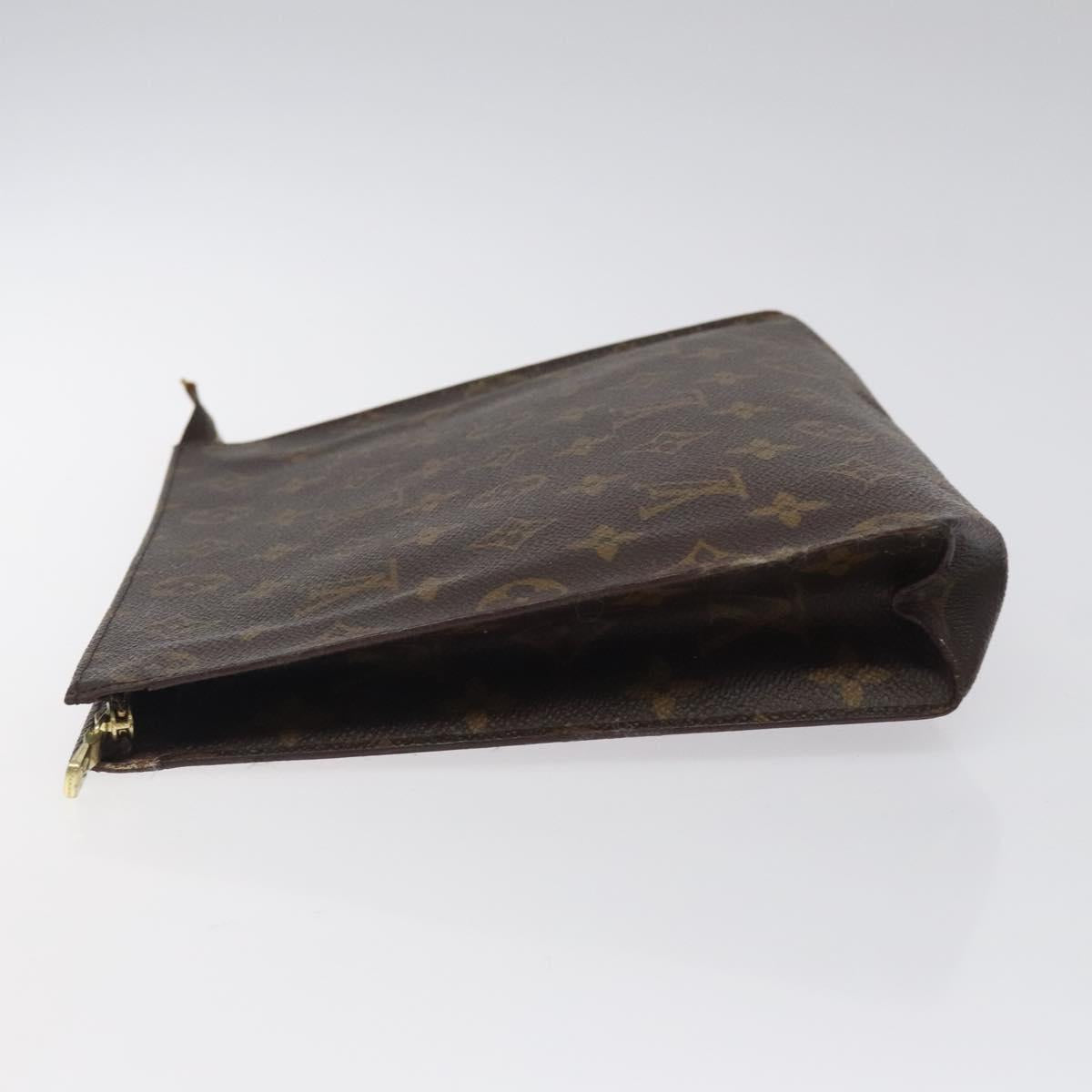 LOUIS VUITTON Monogram Poche Toilette 26 Pouch M47542 LV Auth 118540