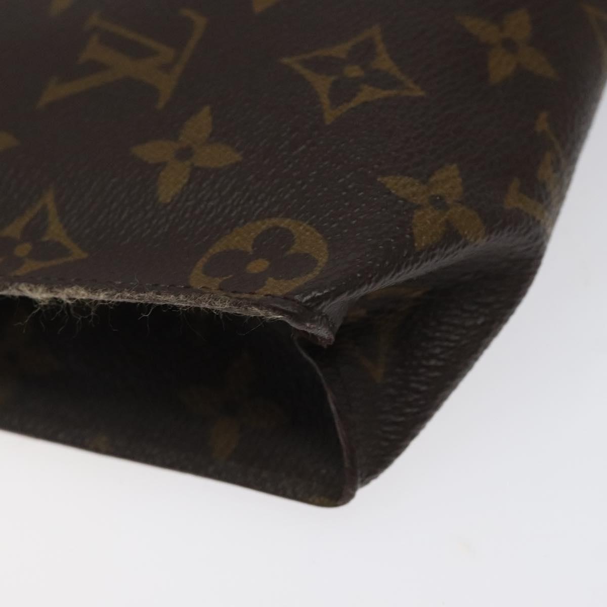 LOUIS VUITTON Monogram Poche Toilette 26 Pouch M47542 LV Auth 118540