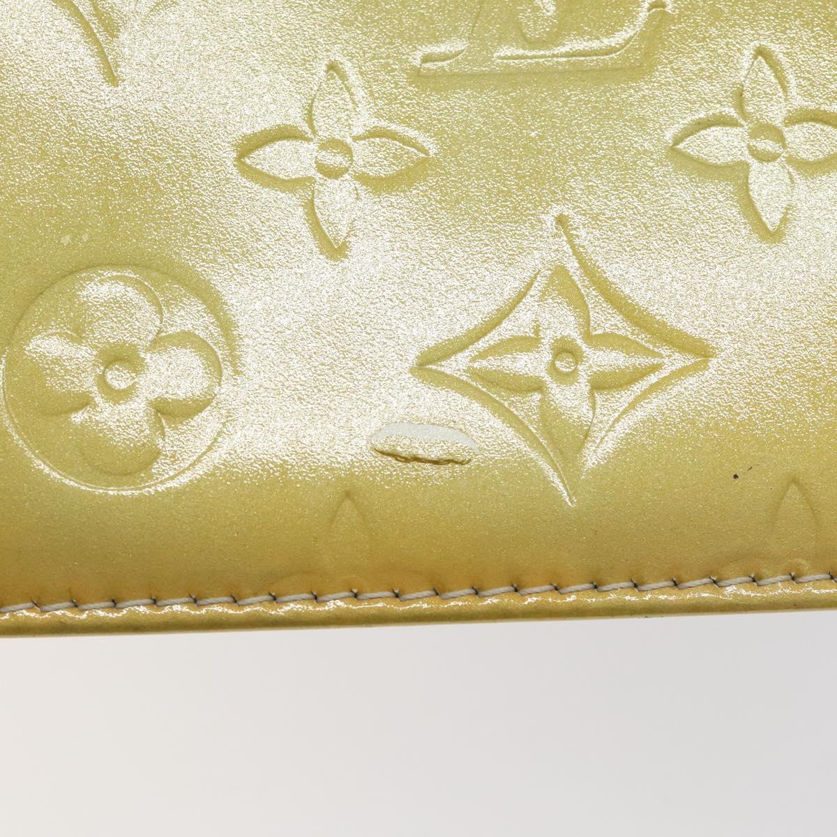 LOUIS VUITTON Monogram Vernis Spring Street Hand Bag Gris M91029 LV Auth 118542