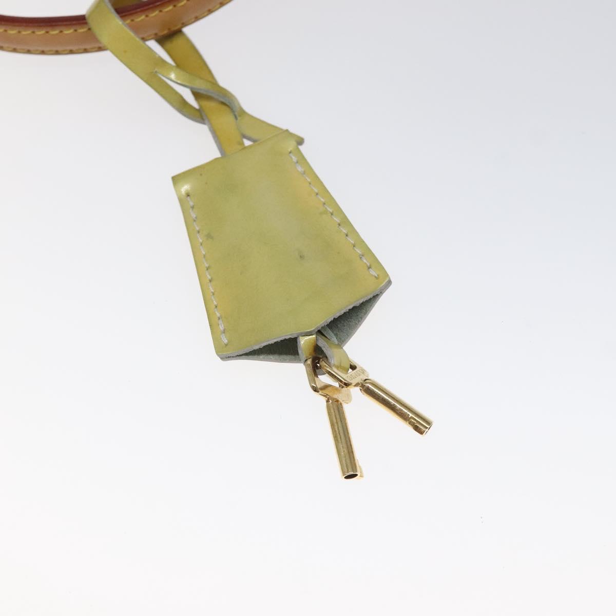 LOUIS VUITTON Monogram Vernis Spring Street Hand Bag Gris M91029 LV Auth 118542