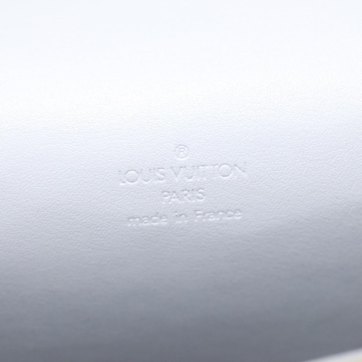 LOUIS VUITTON Monogram Vernis Spring Street Hand Bag Gris M91029 LV Auth 118542