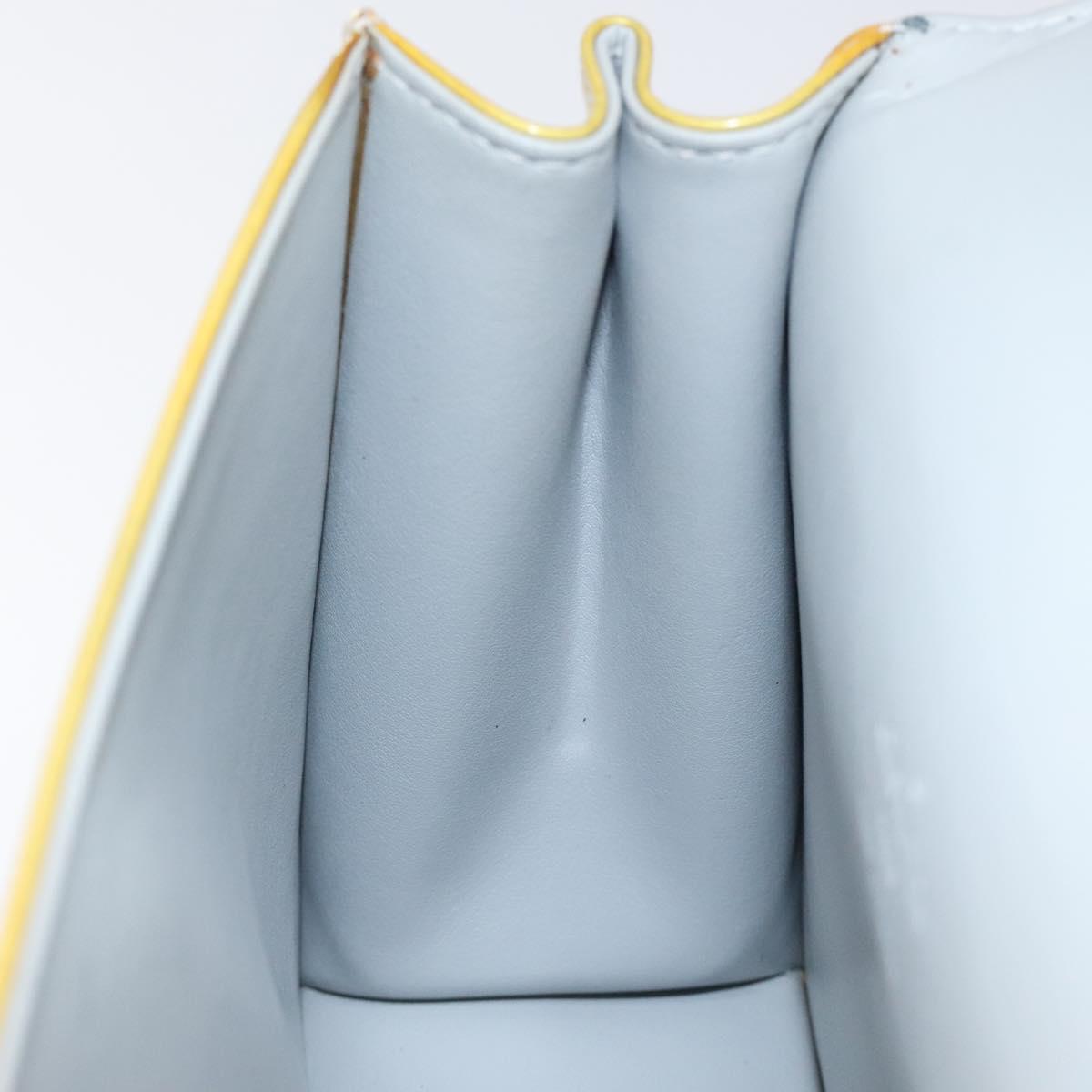 LOUIS VUITTON Monogram Vernis Spring Street Hand Bag Gris M91029 LV Auth 118542