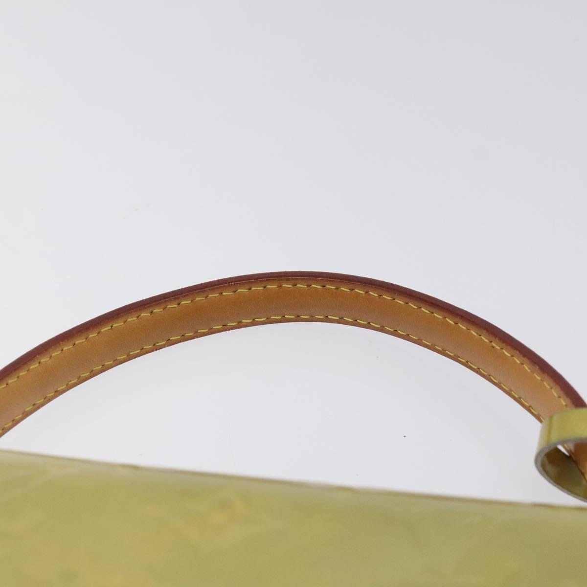 LOUIS VUITTON Monogram Vernis Spring Street Hand Bag Gris M91029 LV Auth 118542