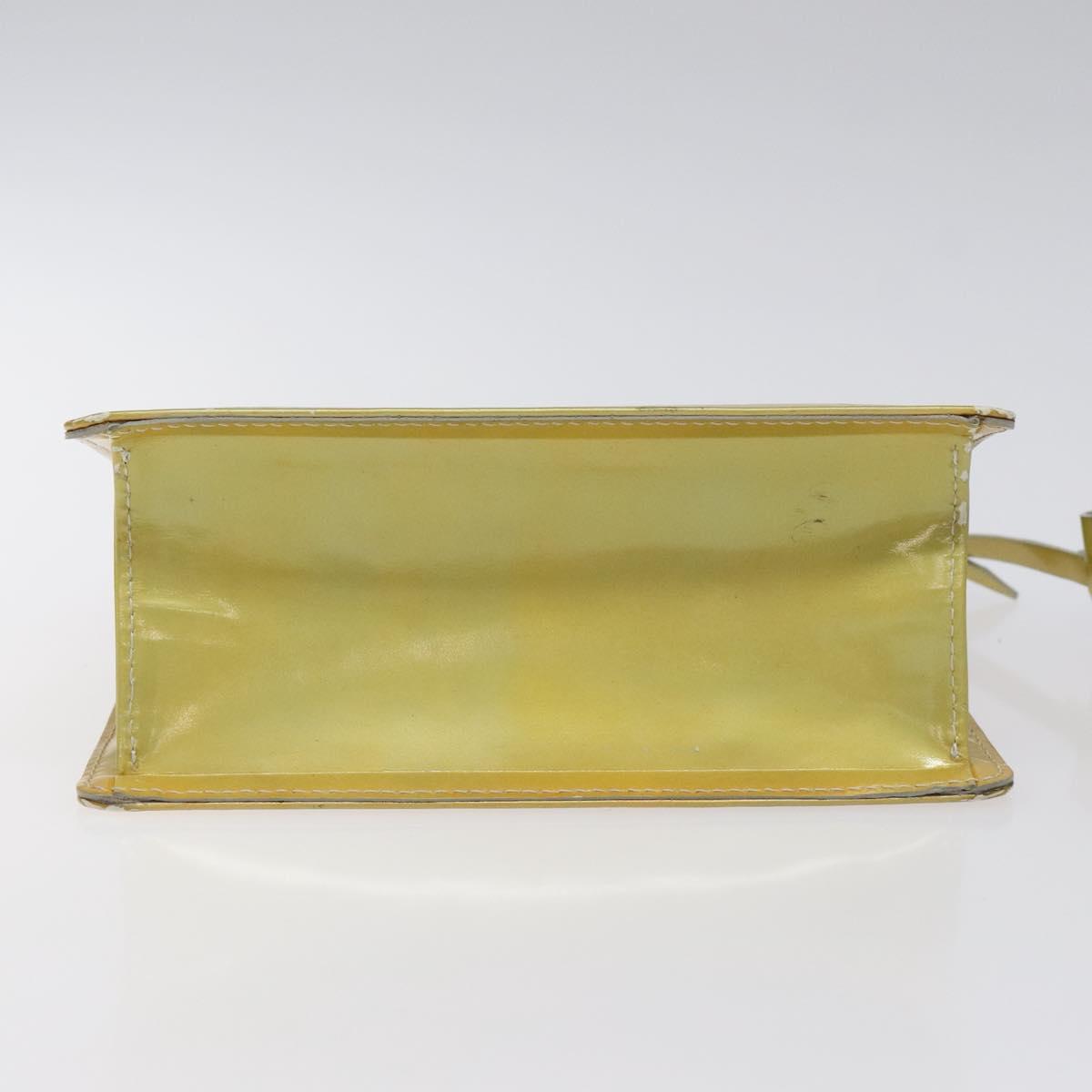 LOUIS VUITTON Monogram Vernis Spring Street Hand Bag Gris M91029 LV Auth 118542