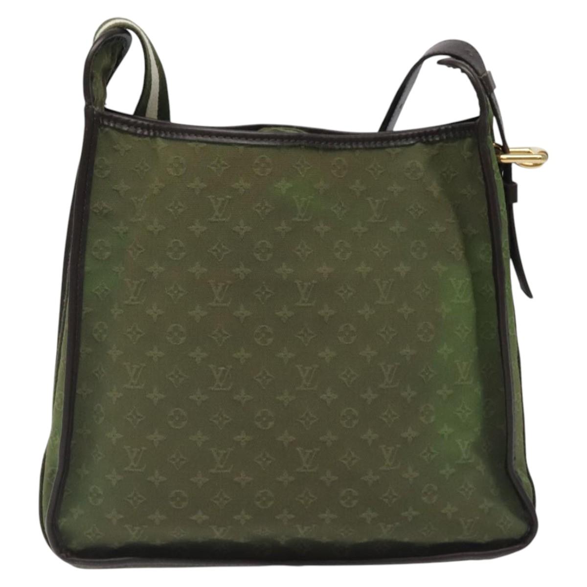 LOUIS VUITTON Monogram Mini Bussus Marie Kate Bag TST Khaki M92324 Auth 118552