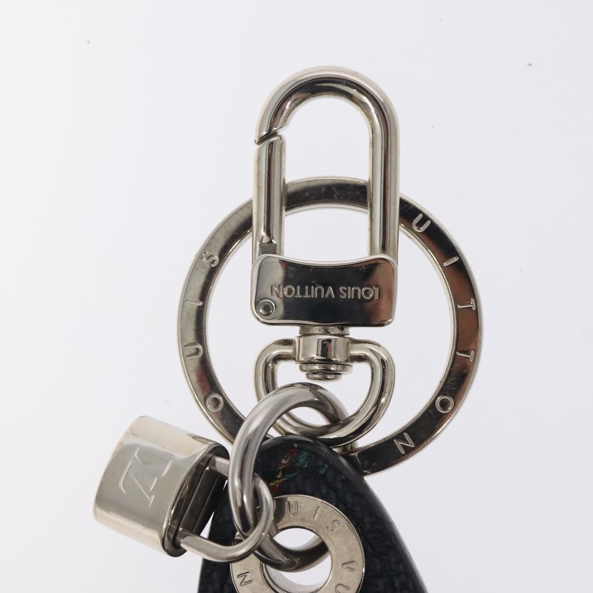 LOUIS VUITTON Damier Cobalt Porte Cles Surf Charm M70754 LV Auth 118565