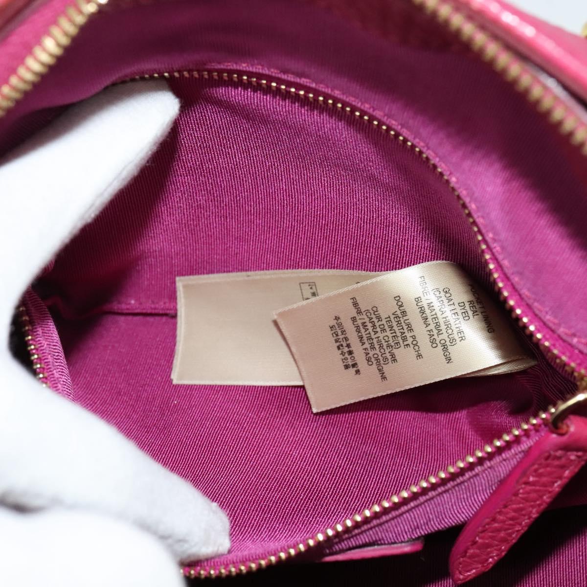 BURBERRY Nova Check Hand Bag Canvas 2way Beige Gold Auth 118645V