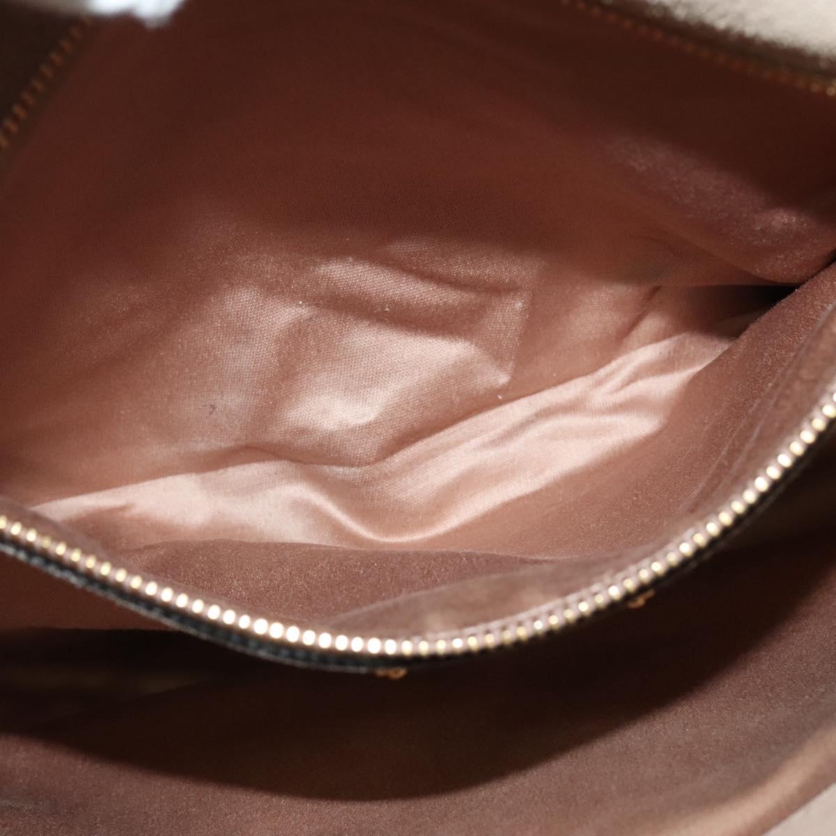 Miu Miu Hand Bag Leather 2way Pink Gold Auth 118666