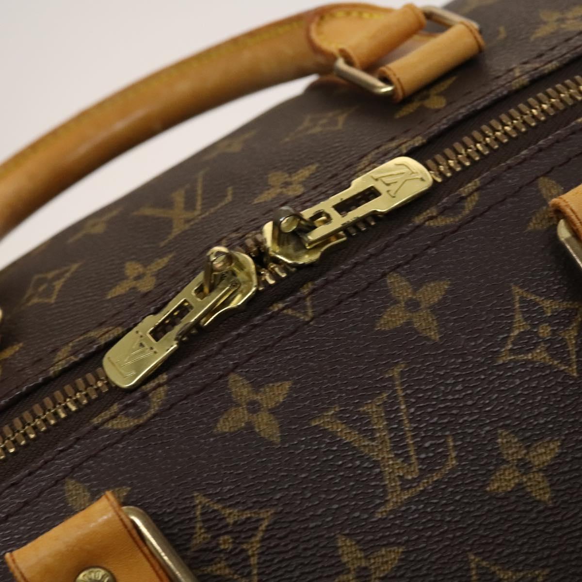 LOUIS VUITTON Monogram Keepall 55 Boston Bag M41424 LV Auth 118704
