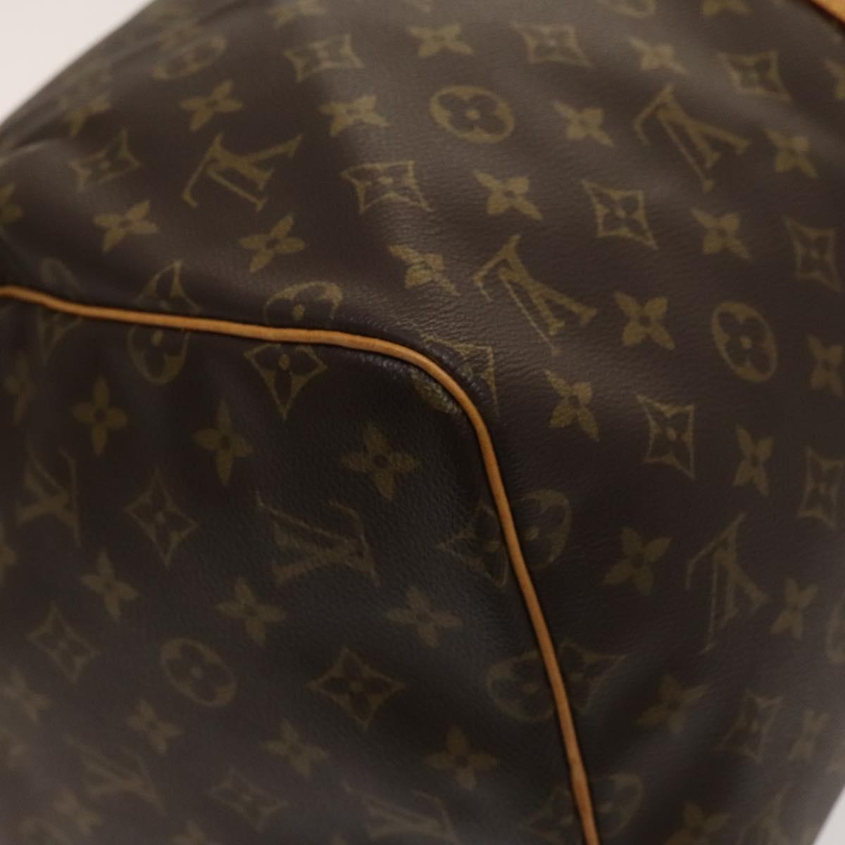 LOUIS VUITTON Monogram Keepall 55 Boston Bag M41424 LV Auth 118705