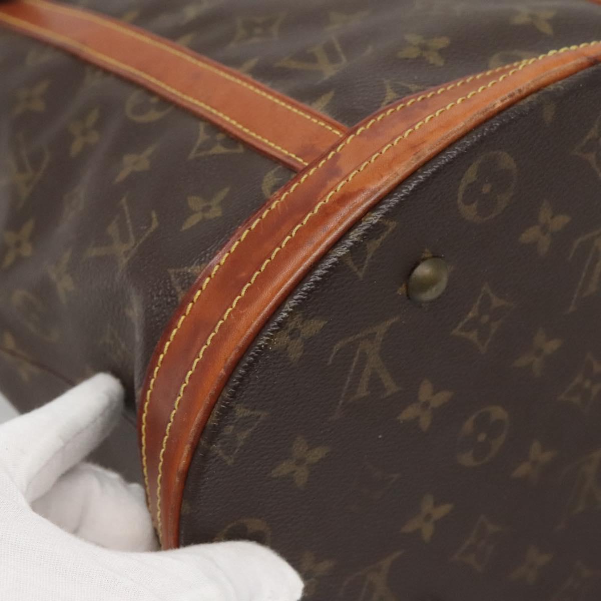 LOUIS VUITTON Monogram Bucket GM Shoulder Bag M42236 LV Auth 118707