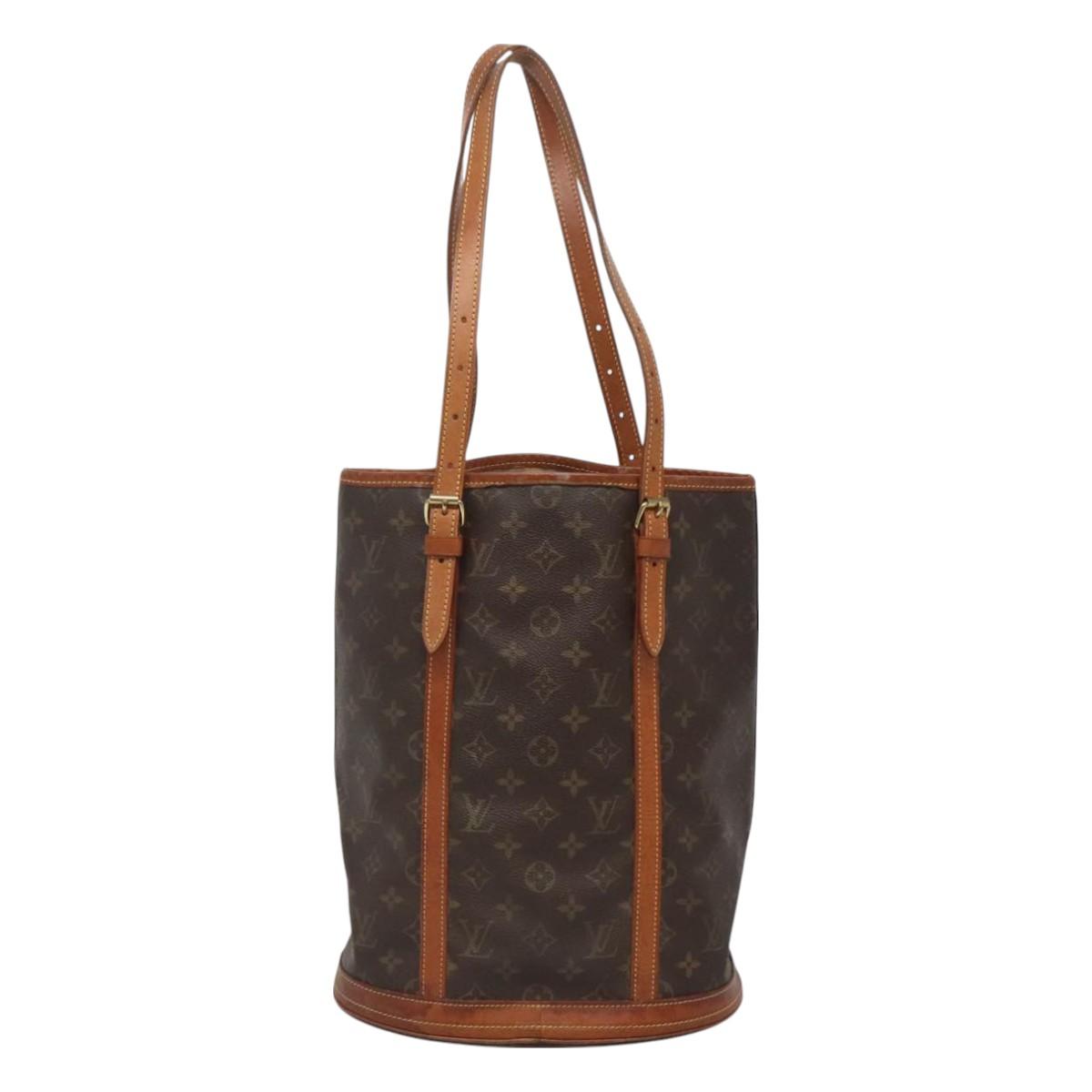 LOUIS VUITTON Monogram Bucket GM Shoulder Bag M42236 LV Auth 118707