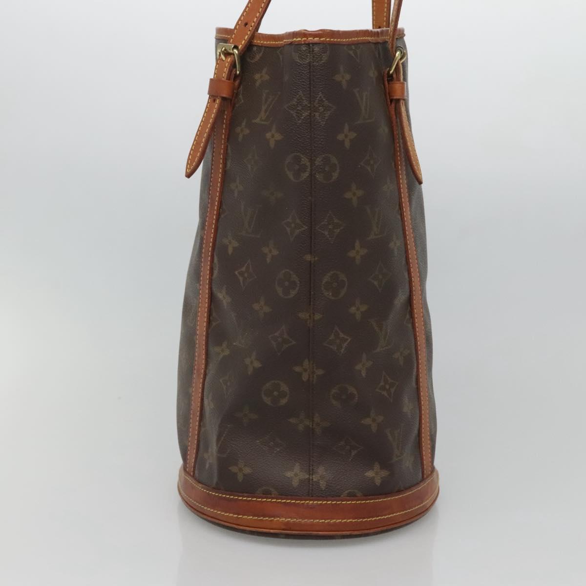 LOUIS VUITTON Monogram Bucket GM Shoulder Bag M42236 LV Auth 118707