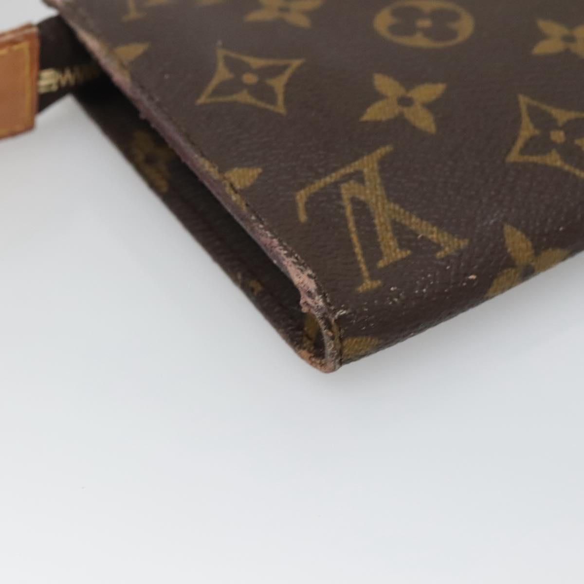 LOUIS VUITTON Monogram Bucket GM Accessory Pouch LV Auth 118722