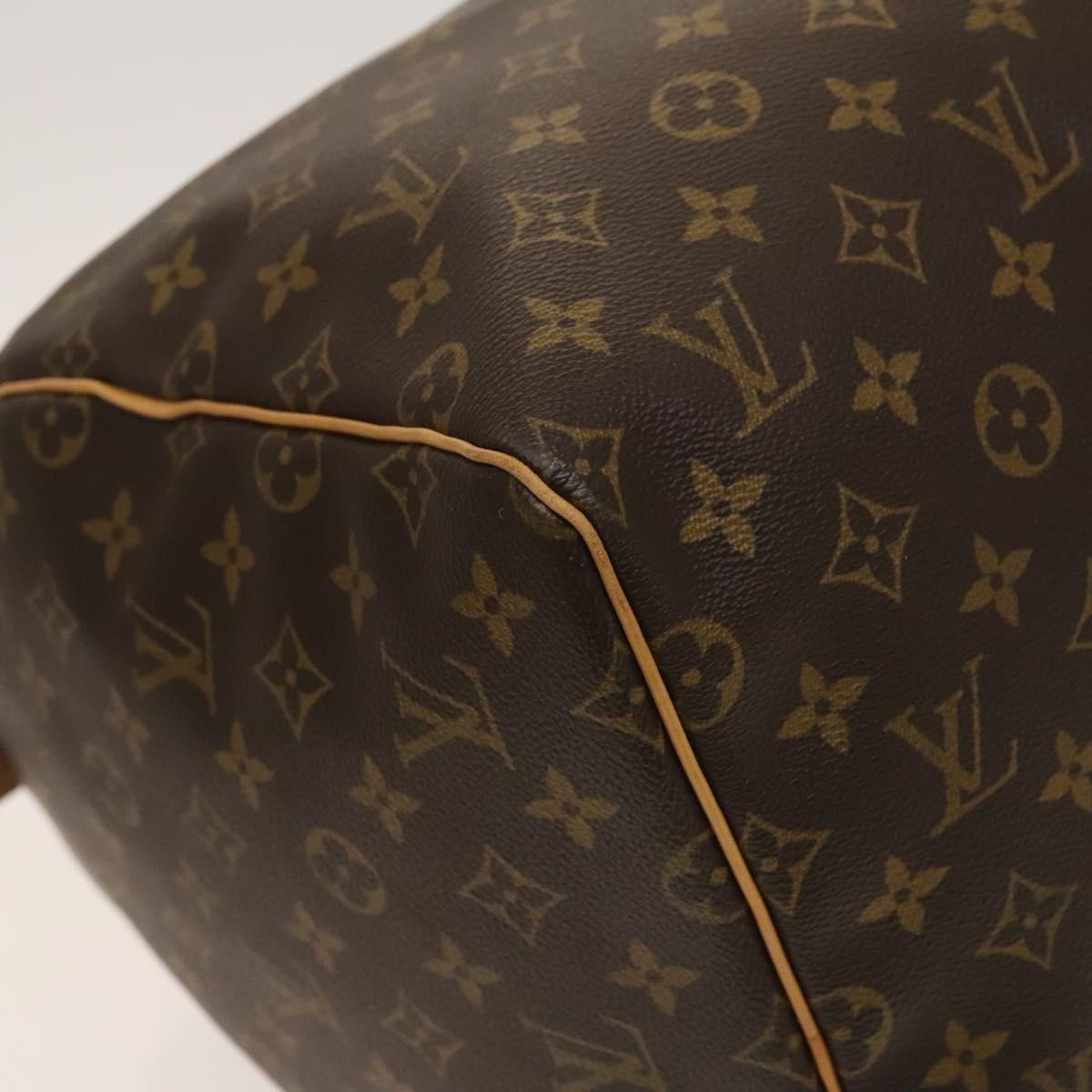 LOUIS VUITTON Monogram Keepall 55 Boston Bag M41424 LV Auth 118742V