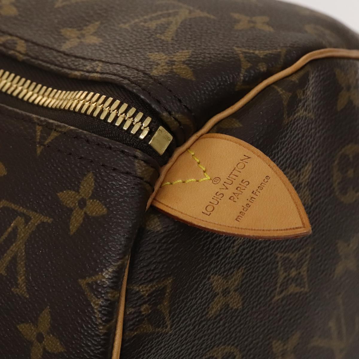LOUIS VUITTON Monogram Keepall 55 Boston Bag M41424 LV Auth 118742V