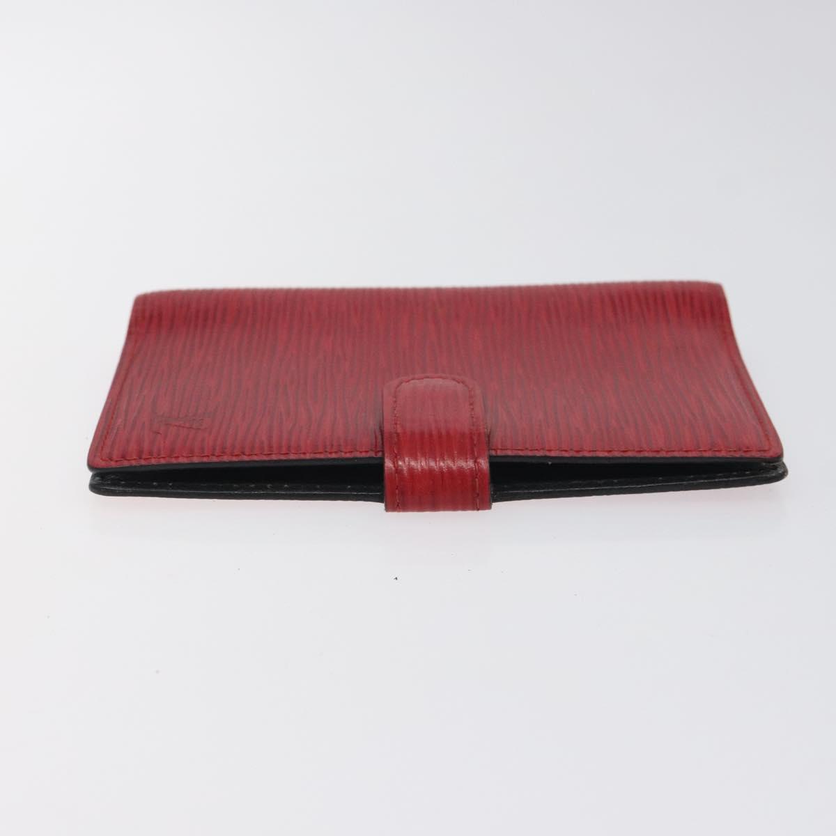 LOUIS VUITTON Epi Agenda PM Day Planner Cover Red R20057 LV Auth 118753