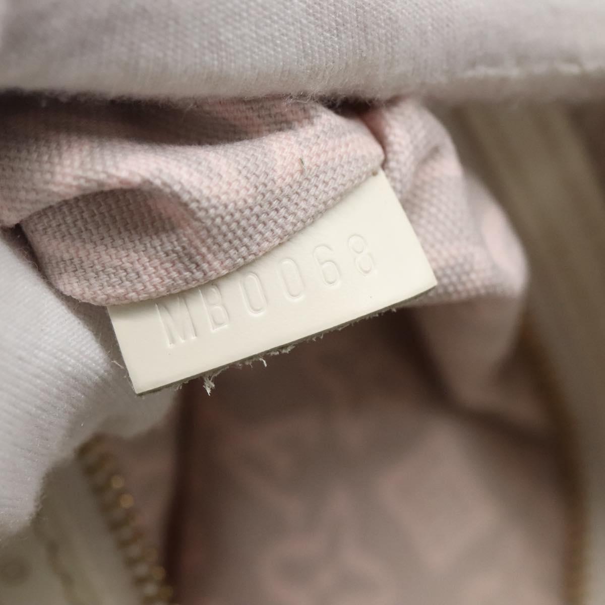 LOUIS VUITTON Cruise Line Tai Sienne PM Bag Canvas Pink M95672 LV Auth 118759