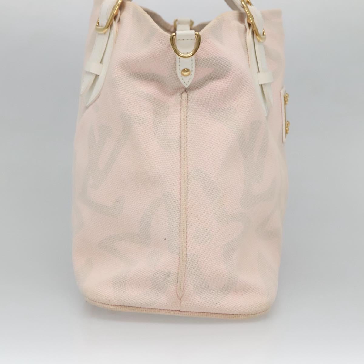 LOUIS VUITTON Cruise Line Tai Sienne PM Bag Canvas Pink M95672 LV Auth 118759
