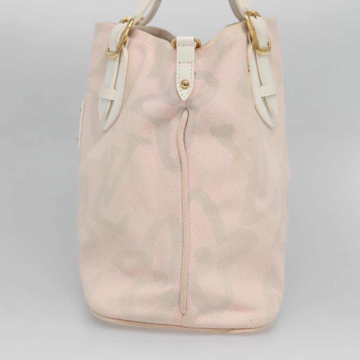LOUIS VUITTON Cruise Line Tai Sienne PM Bag Canvas Pink M95672 LV Auth 118759
