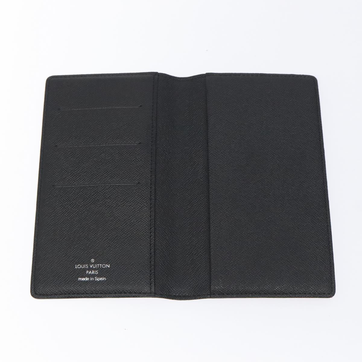 LOUIS VUITTON Damier Graphite Agenda Poche Note Cover R20975 LV Auth 118781