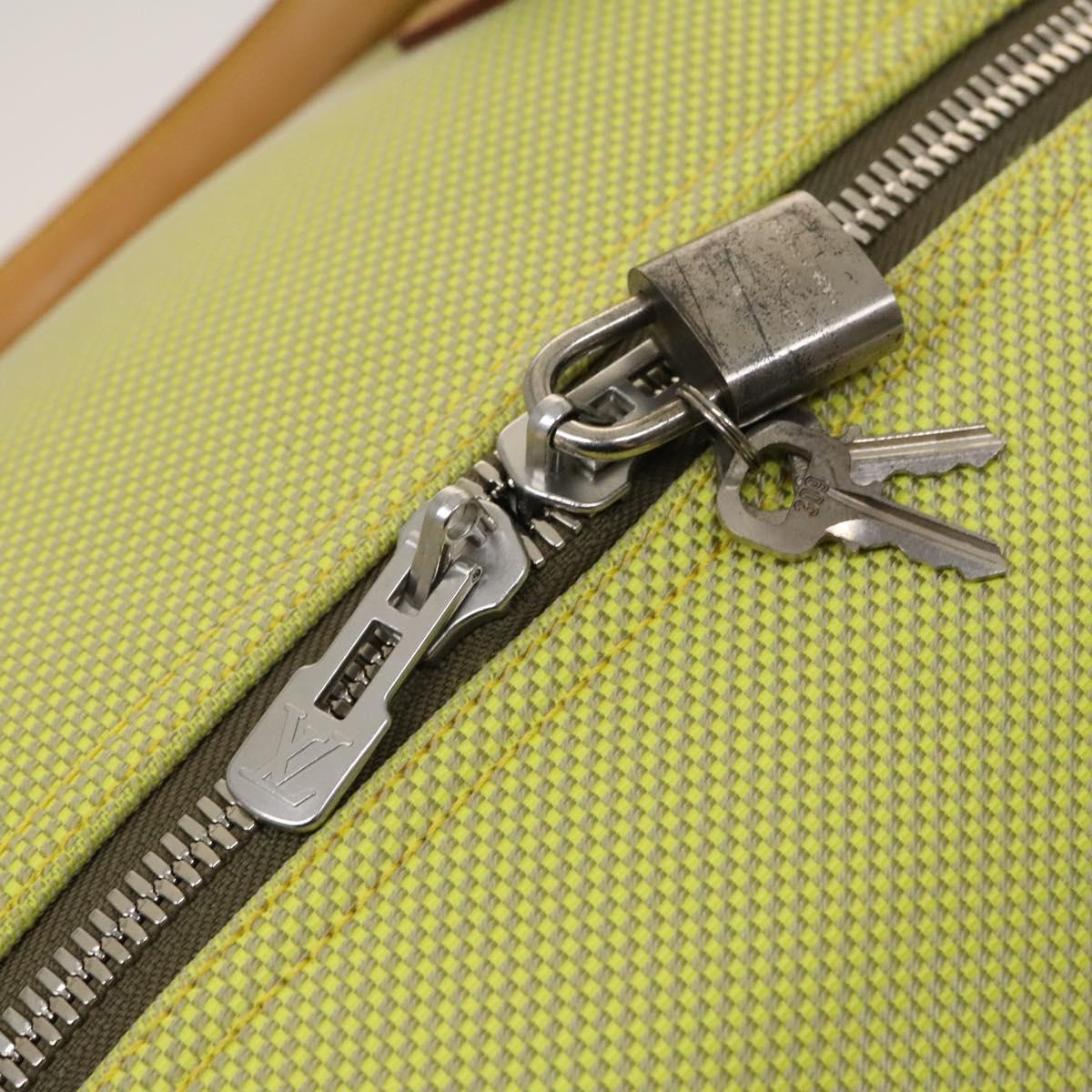 LOUIS VUITTON Damier Geant America Cube Bag Canvas Yellow M80633 LV Auth 118823