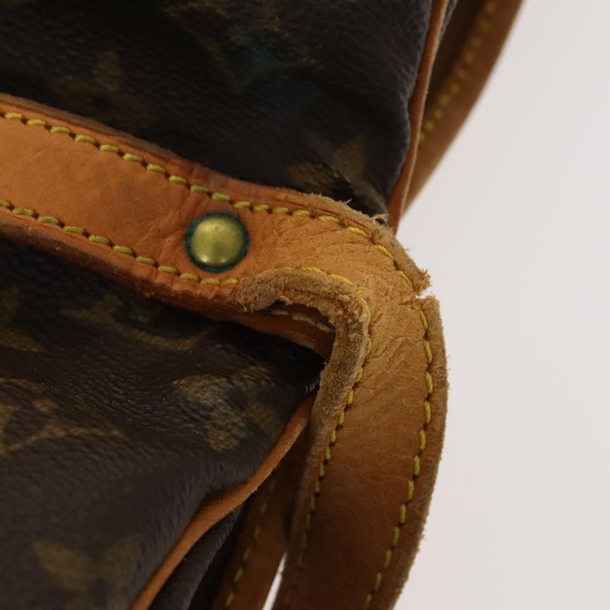 LOUIS VUITTON Monogram Saumur 30 Shoulder Bag M42256 LV Auth 118837