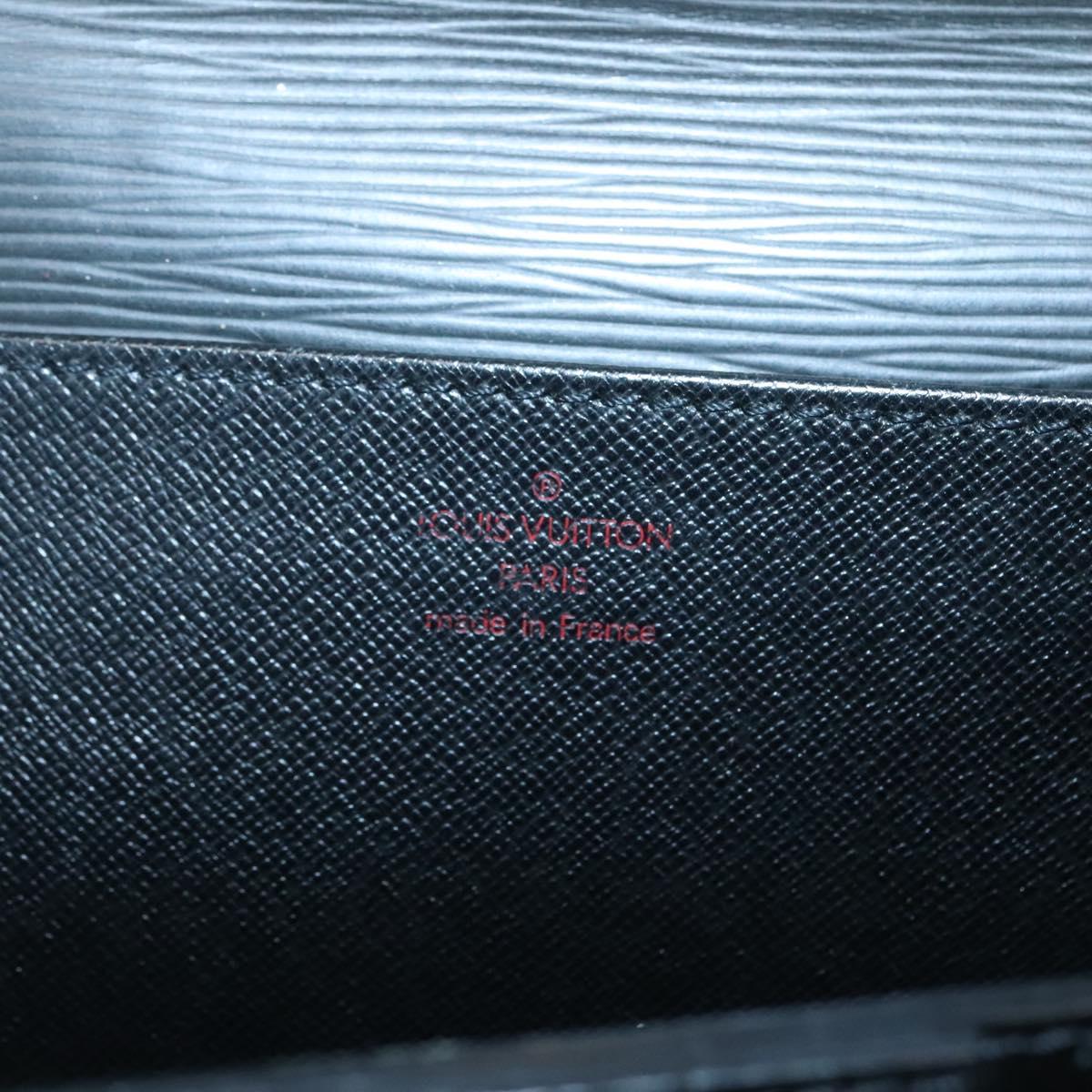 LOUIS VUITTON Epi Serviette Conseiller Business Bag Black M54422 LV Auth 118840