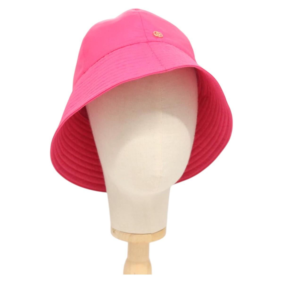 GUCCI Cap Canvas S Pink 729470 Auth 118852M