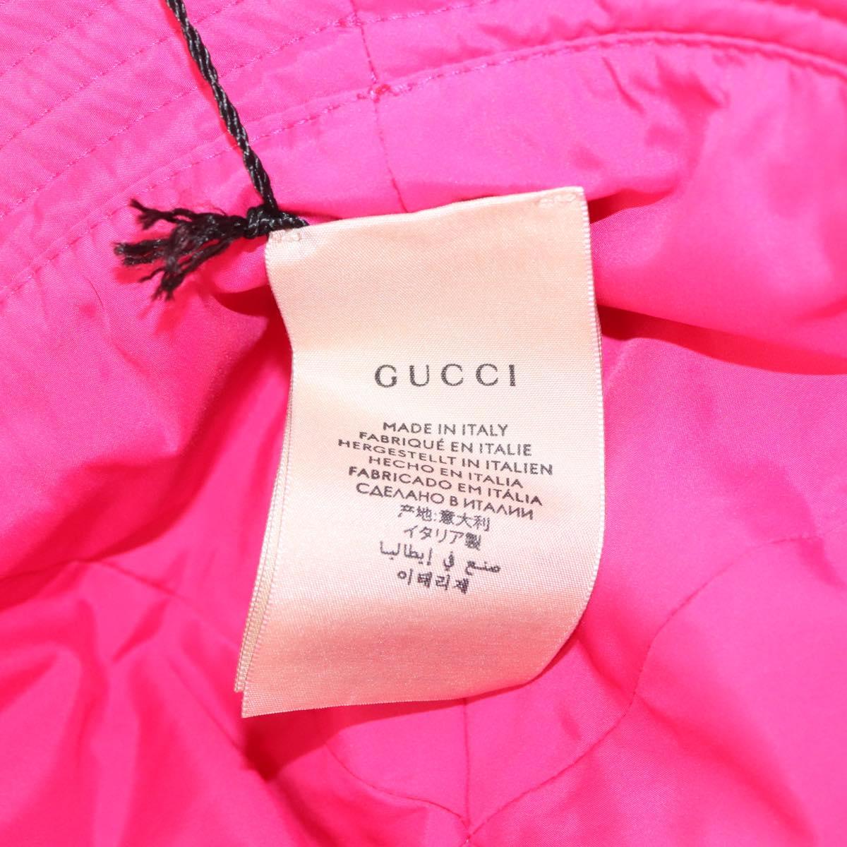 GUCCI Cap Canvas S Pink 729470 Auth 118852M