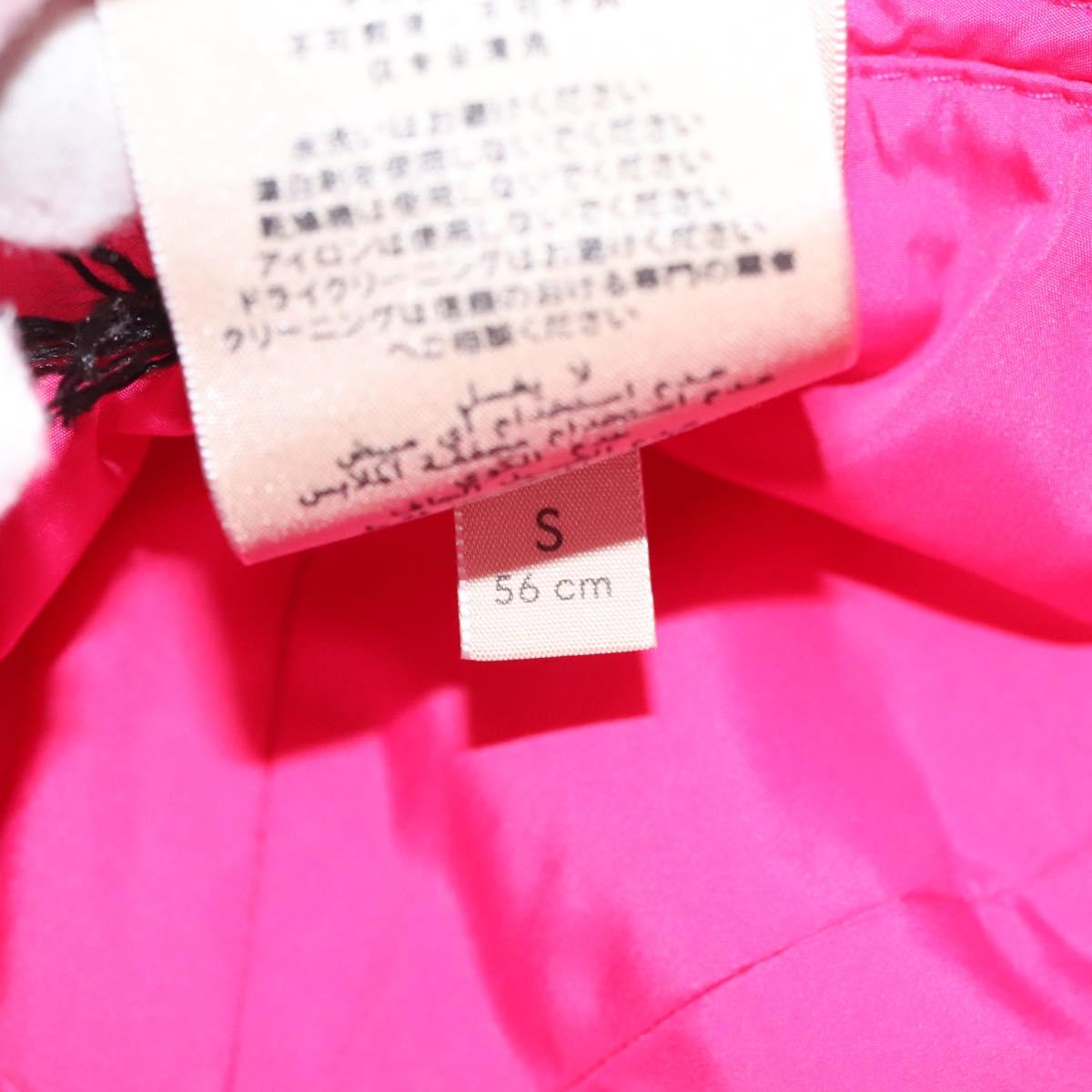 GUCCI Cap Canvas S Pink 729470 Auth 118852M