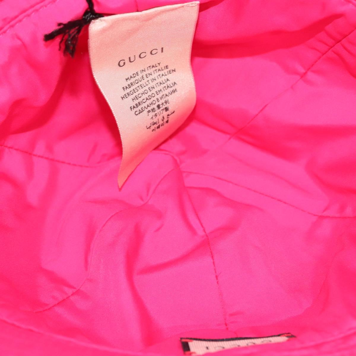 GUCCI Cap Canvas S Pink 729470 Auth 118852M