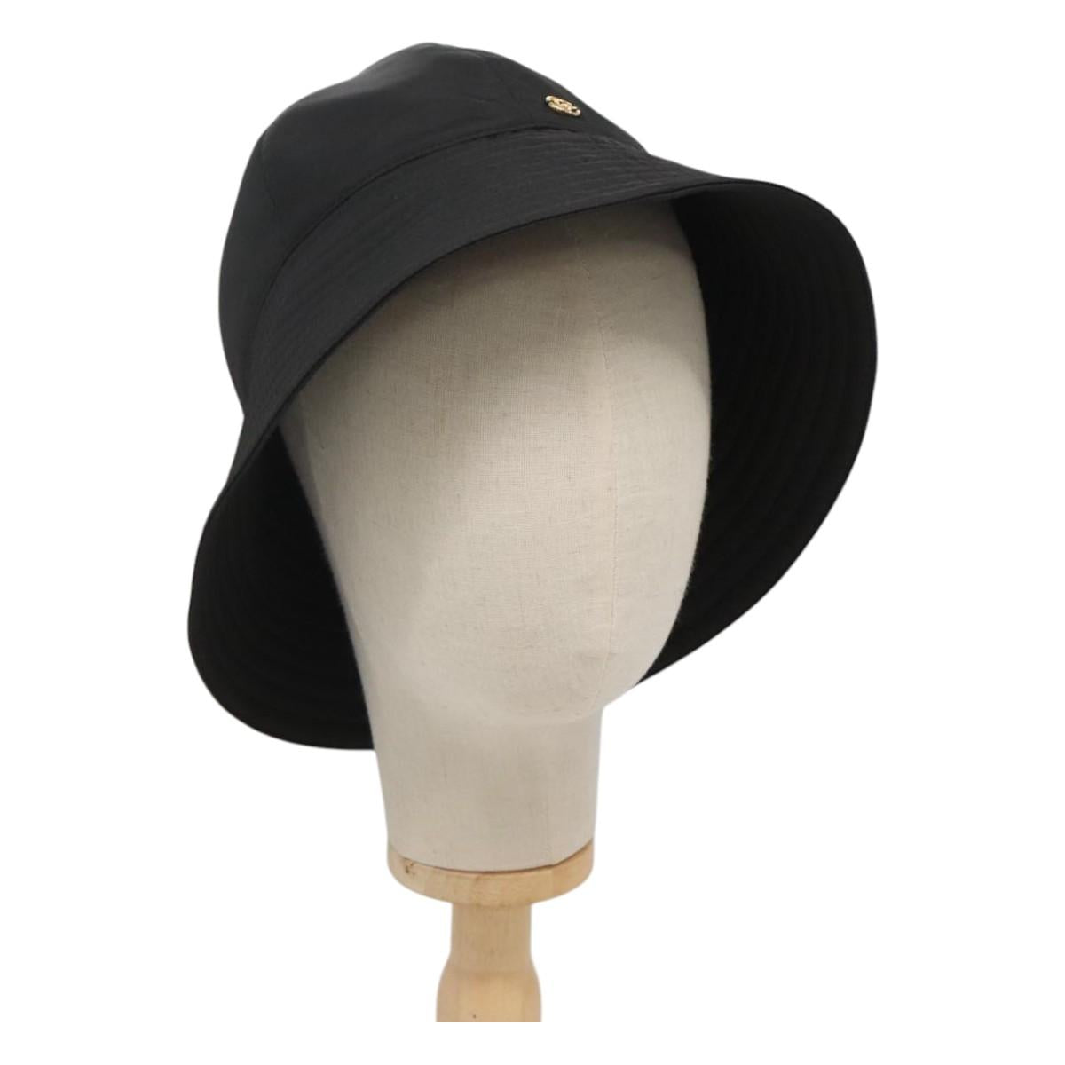 GUCCI Cap Nylon S Black 729470 Auth 118858M