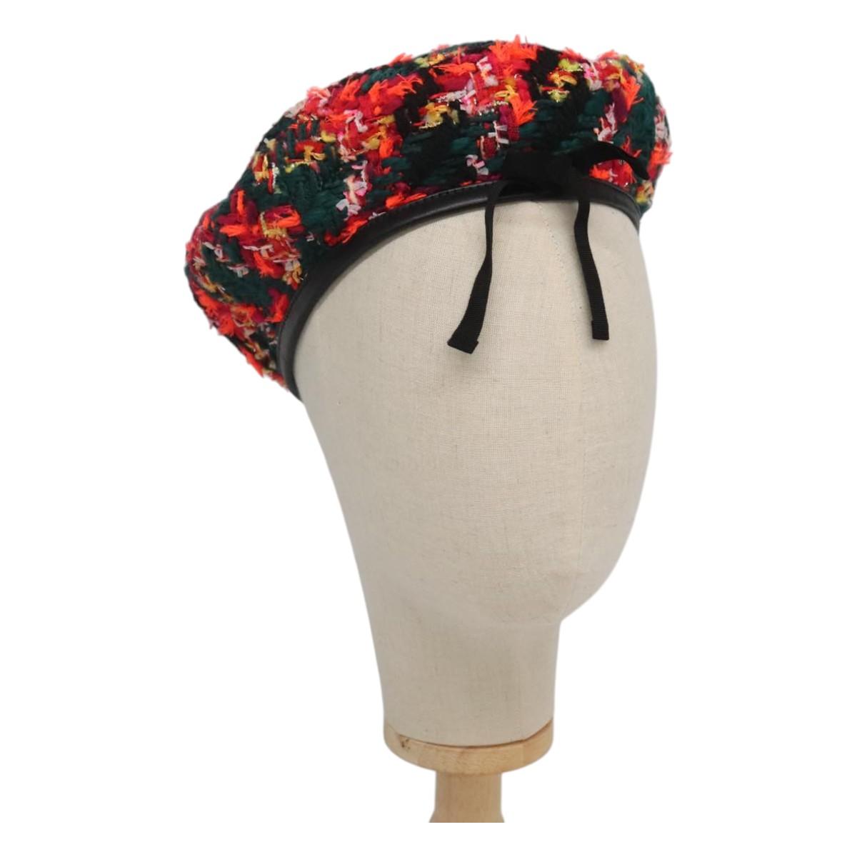 GUCCI Cap Canvas S Multicolor 729140 Auth 118859M